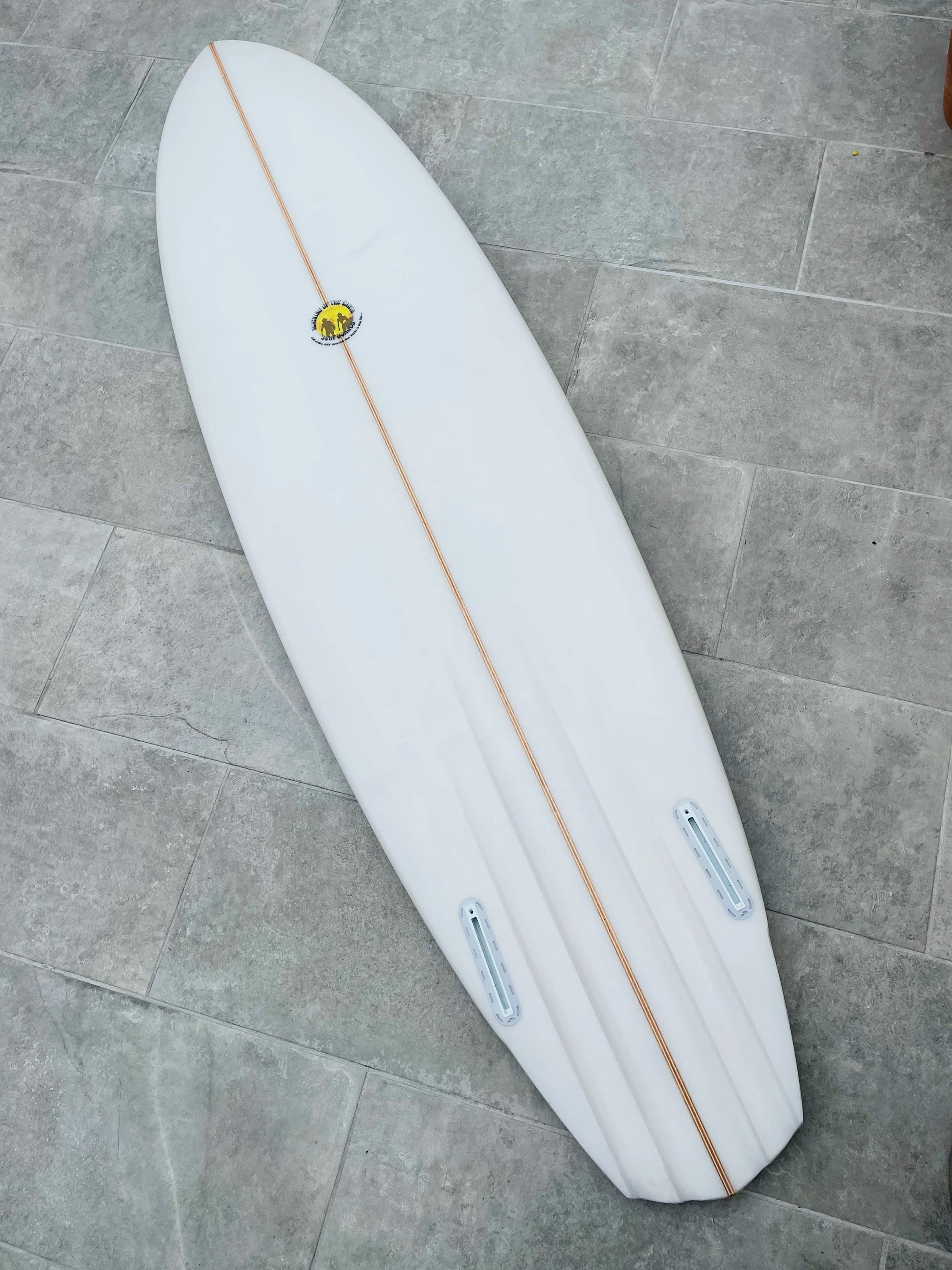 Morning Of The Earth | 6'7” FIJI Diamond Tail Clear Surfboard (USED)