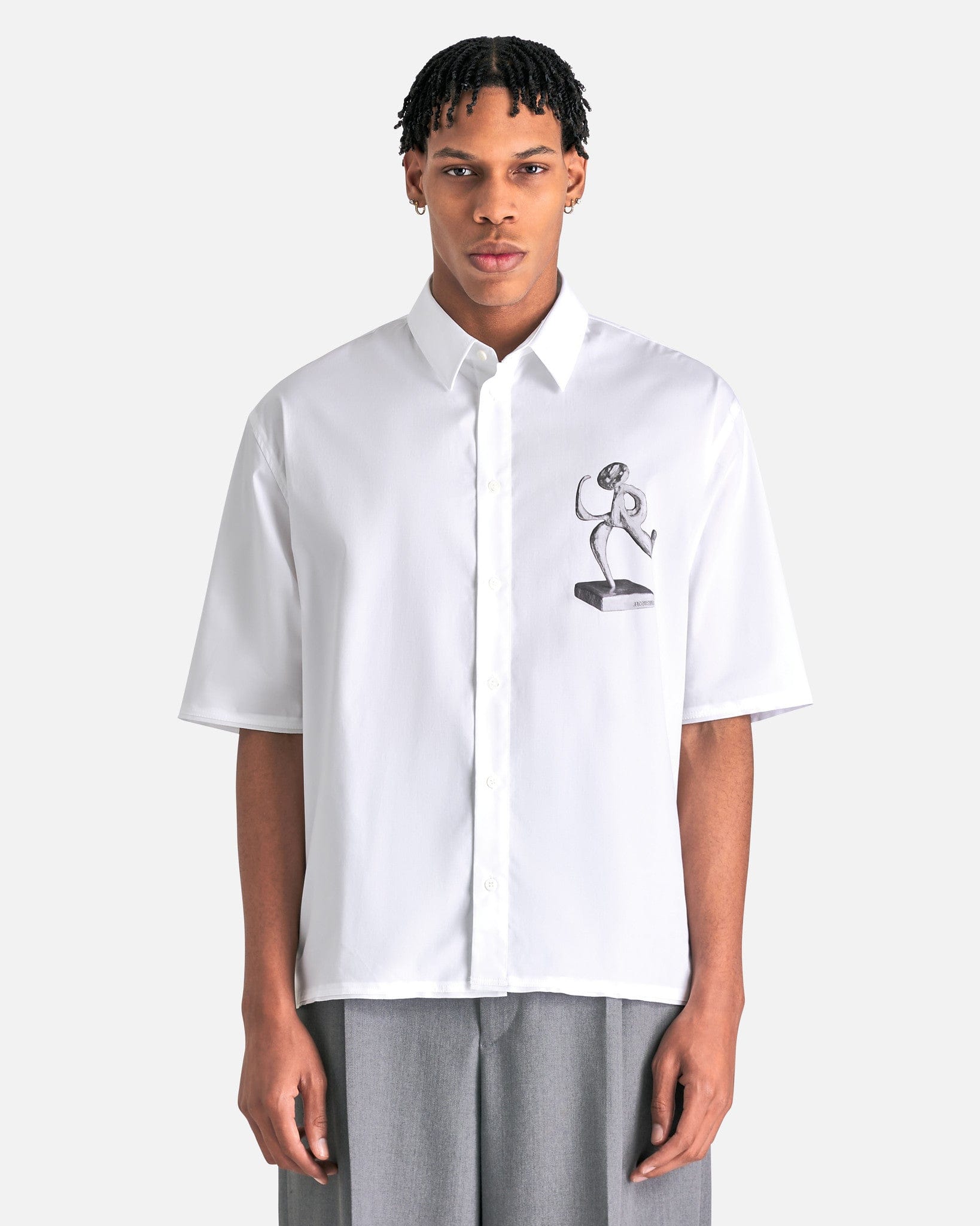 La Chemise Cabri in Black/White Organic Statu – SVRN