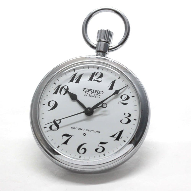 昭和の機械式セイコー鉄道時計/21石/19seiko-1263 – 正美堂時計店
