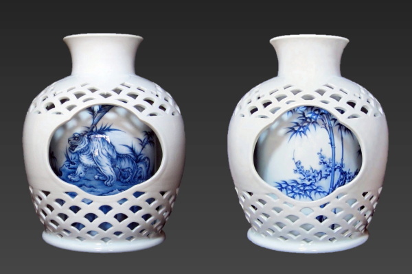 鍋島藩窯 市川光山 －作品紹介－ 花瓶・壺類