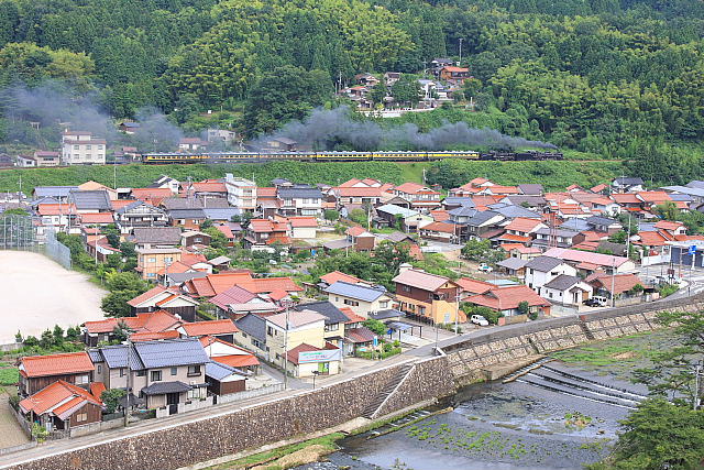 山口線「SLやまぐちDX号」2008年8月3日夏