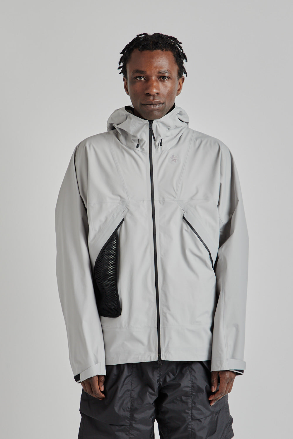 Goldwin Pertex Shield Air Mountaineering Jacket - Snow Gray