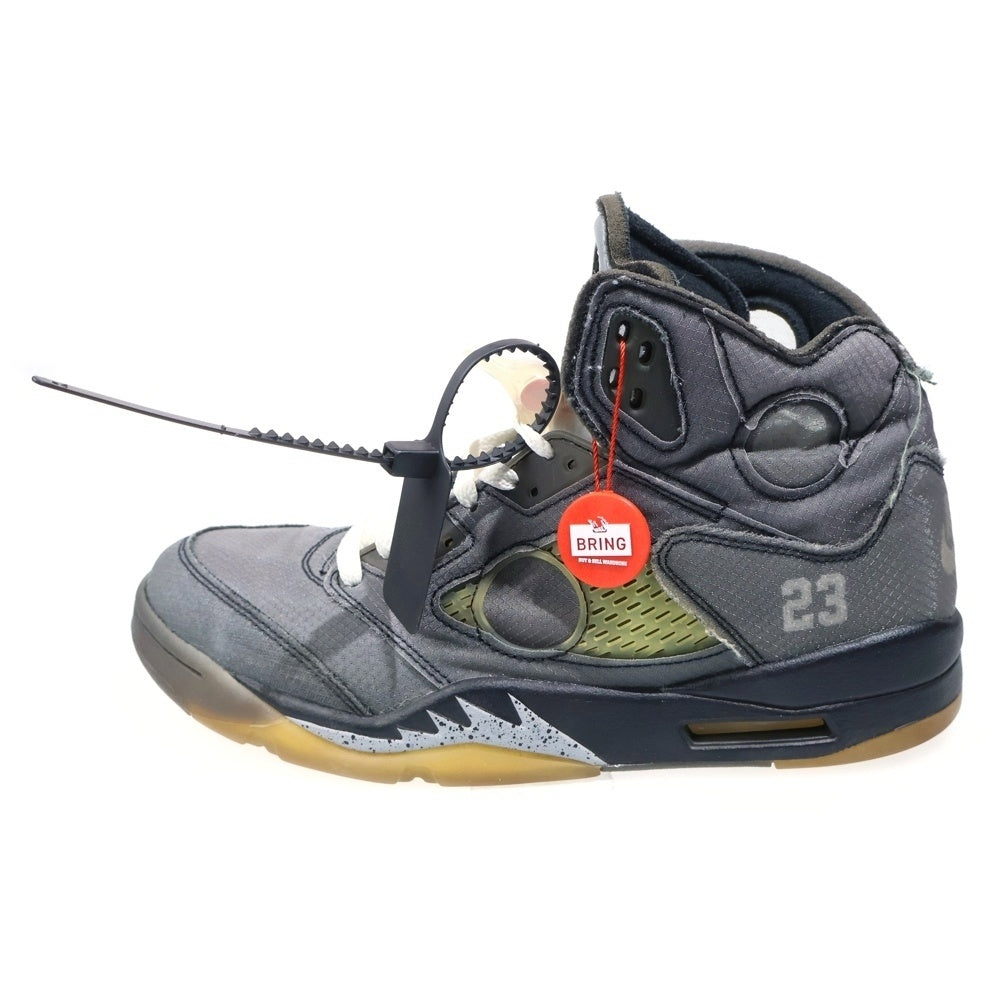 NIKE(ナイキ) ×OFF-WHITE AIR JORDAN 5 RETRO SP オフホワイト エア
