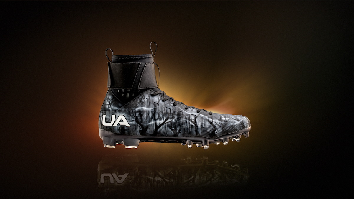 The Custom UA C1N MC Cleat Cam Newton Warmed Up in Last Night