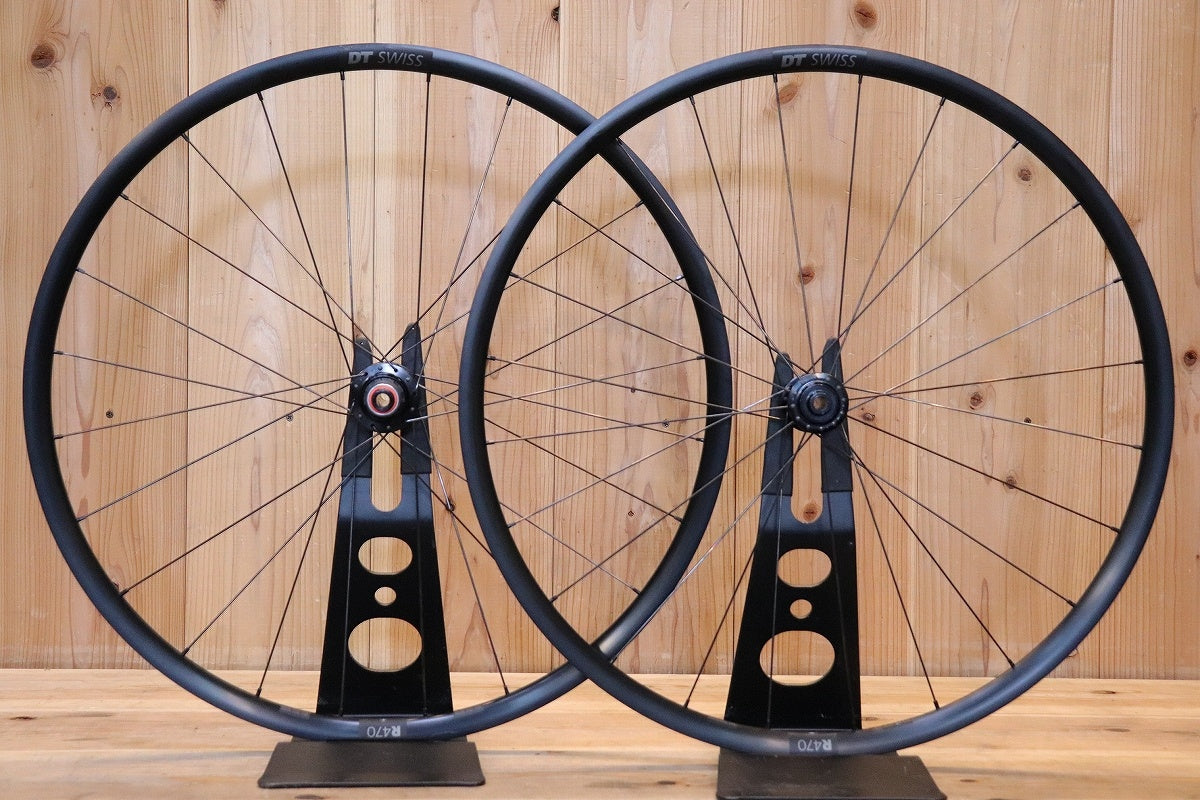 DT SWISS R470 DB アルミ チューブレスレディ ホイールセット スラム