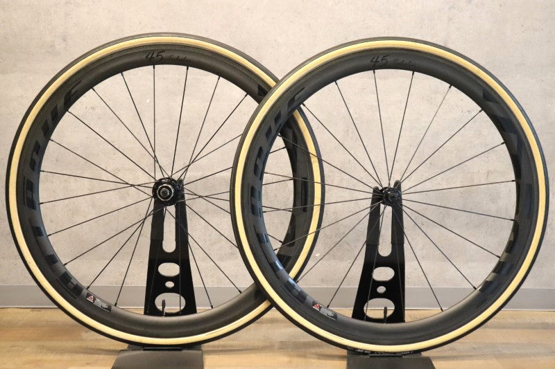 アタッキ ATTAQUE 45mm カーボン チューブラー ホイールセット シマノ