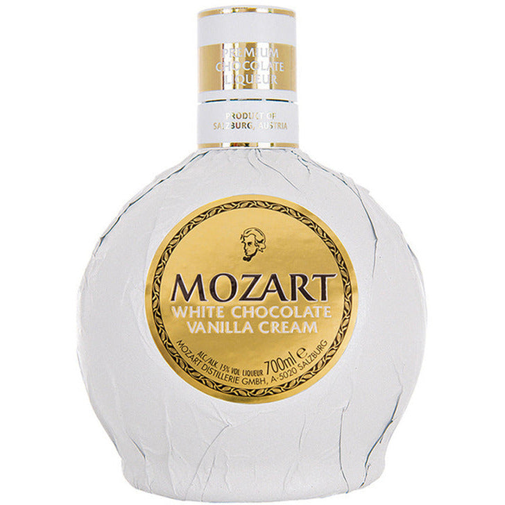 Mozart White Chocolate Vanilla Cream Liqueur – Wooden Cork