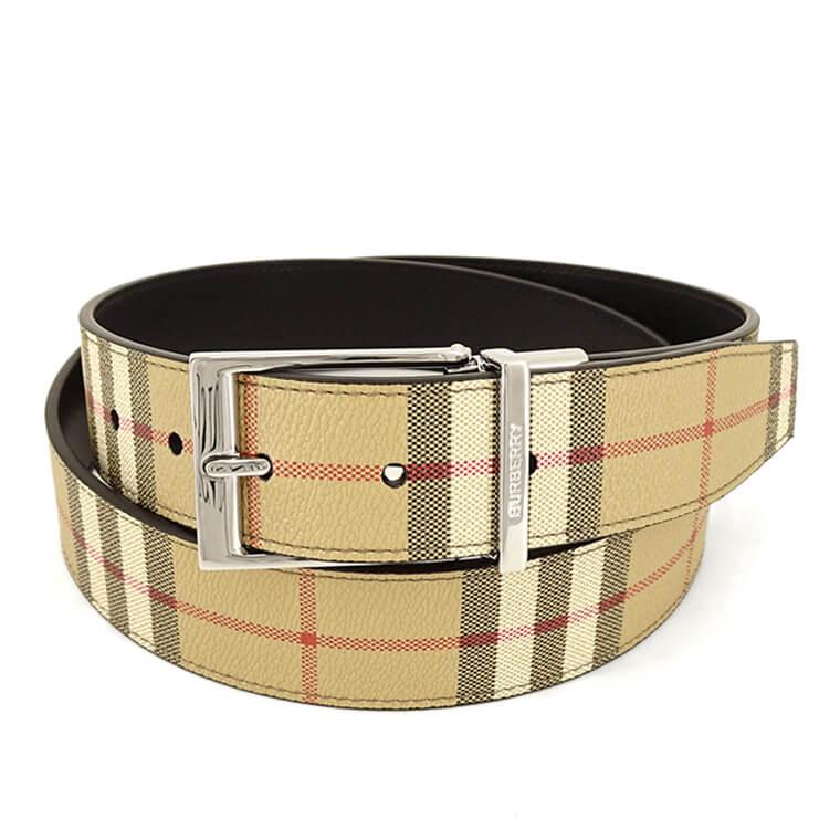 バーバリー BURBERRY London England メンズ ベルト シルバー 店舗
