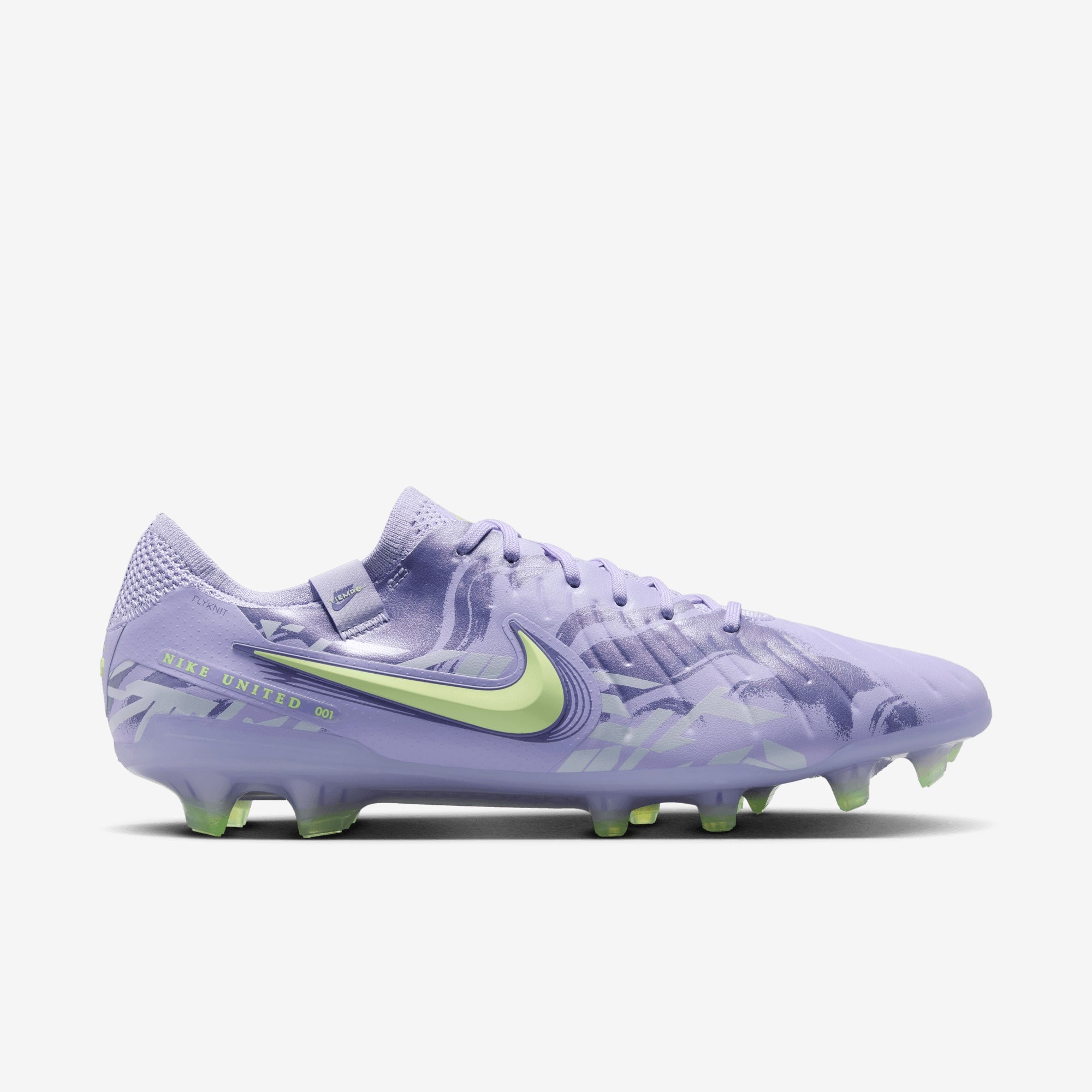 Nike United Tiempo Legend 10 Elite FG Low-Top Soccer Cleats - Purple