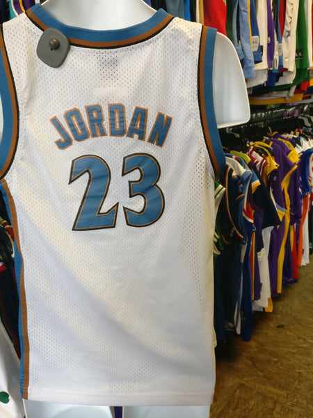 Vintage #23 MICHAEL JORDAN Washington Wizards NBA Nike Jersey YL
