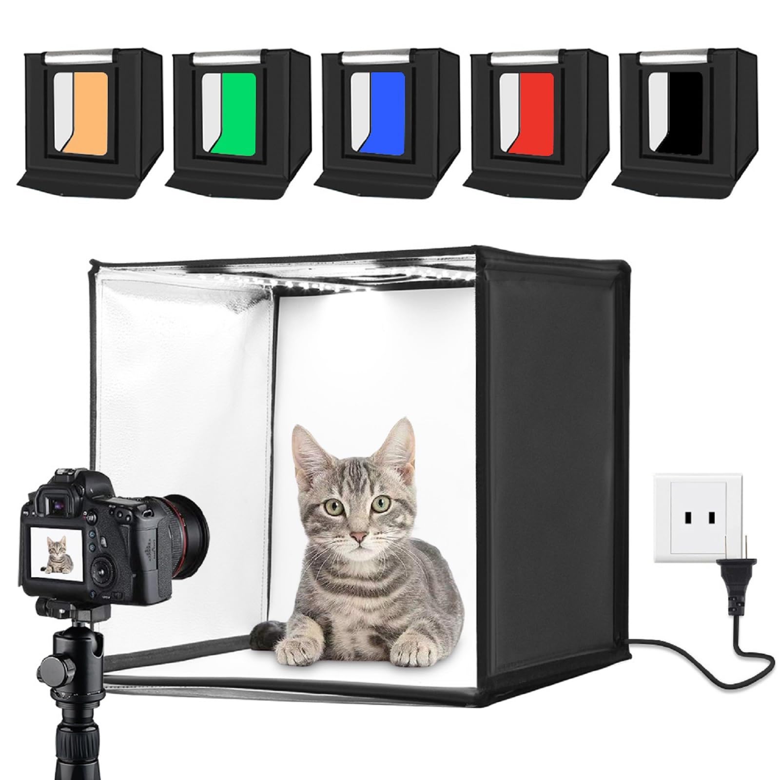40cm】【60cm】【80cm】PULUZ 撮影ボックス 40*40*40cm撮影キット 調光
