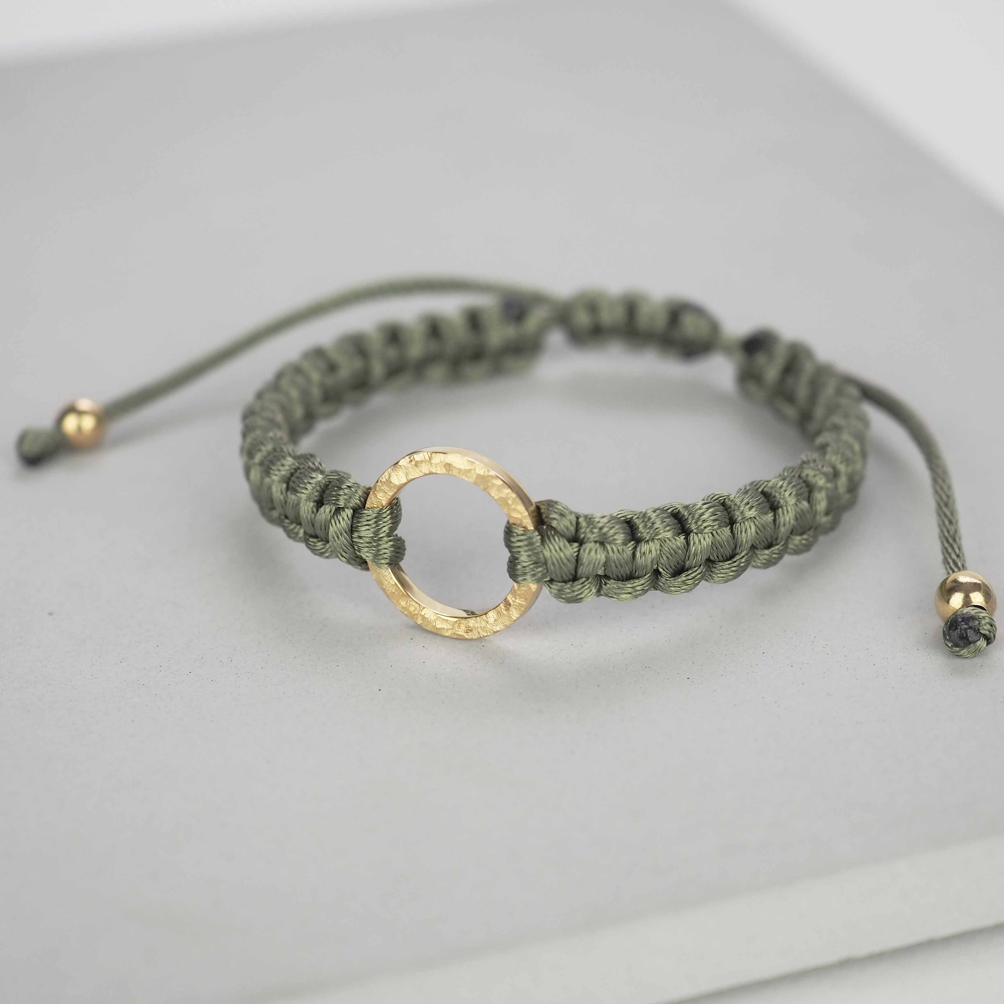 Bracelet -The SUN- Green Tea ゴールド ブレスレット – yuzen-official