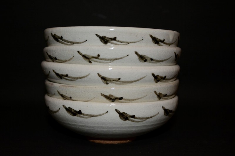 絵唐津向付 小鉢 鏡山窯 井上東也 8800円 古物 美術工芸備前 和食器と