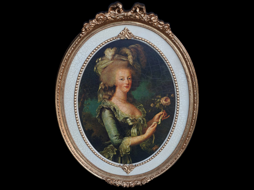 世界の名画 複製画 『マリー・アントワネット』 E.ヴィジェ・ルブラン