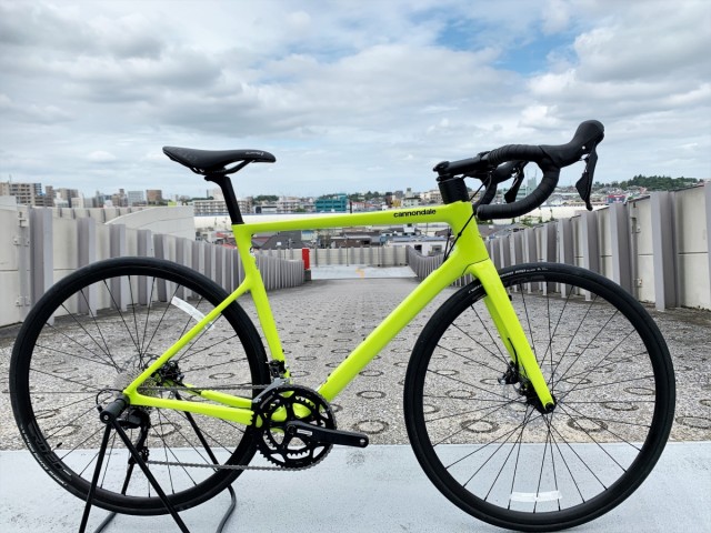 キャノンデール旧グリーン彷彿イエロー‼ SUPERSIX EVO DISC 105