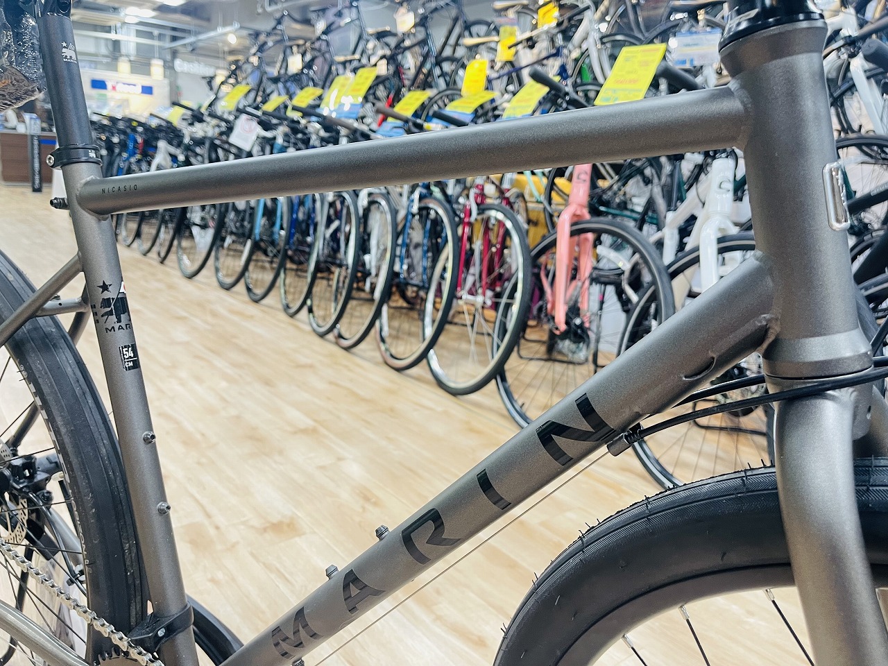 MARIN】クロモリフレームのクロスバイク NICASIO SEあります。【日本