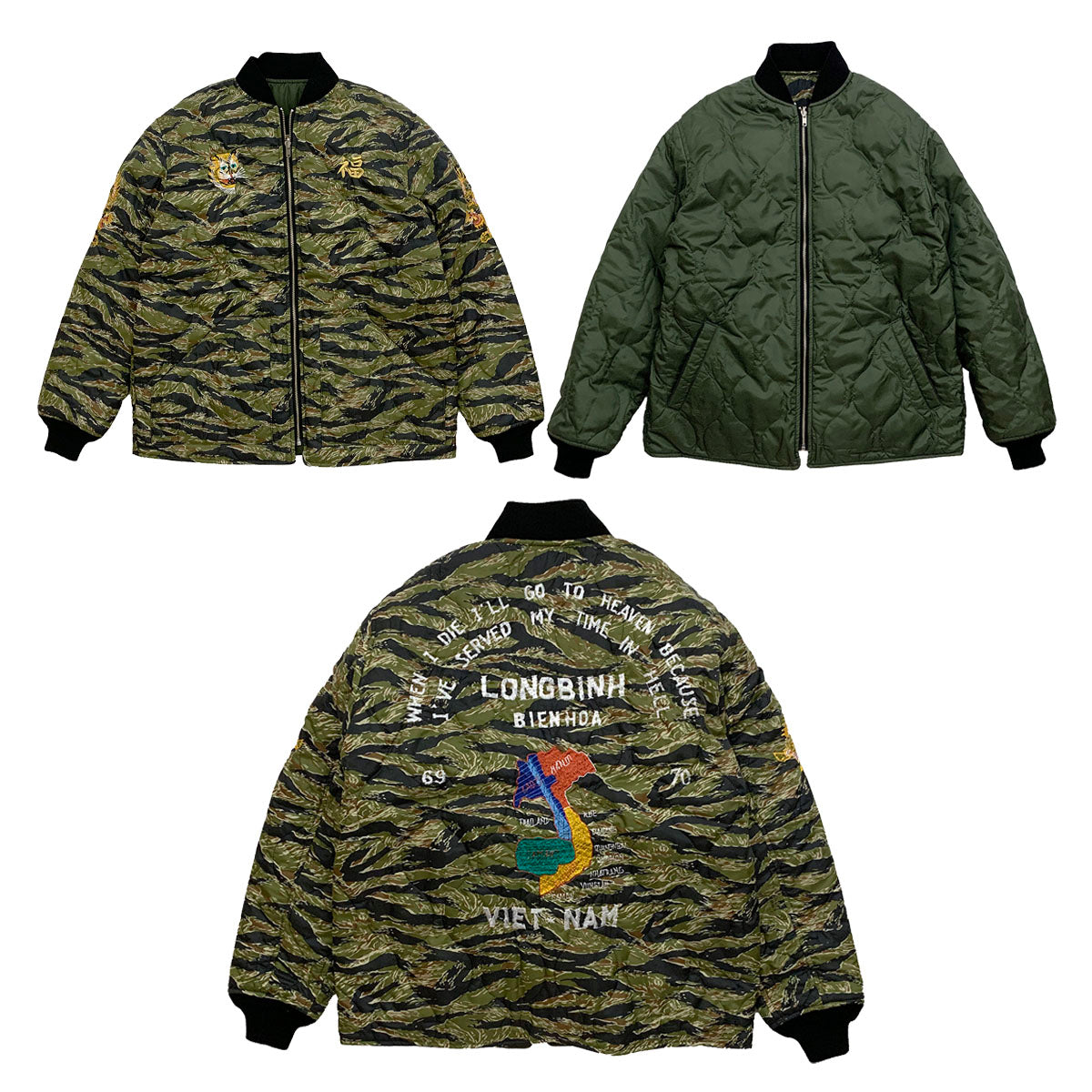 Embroidered Reversible Quilting Jacket – Dry Bones Online Shop