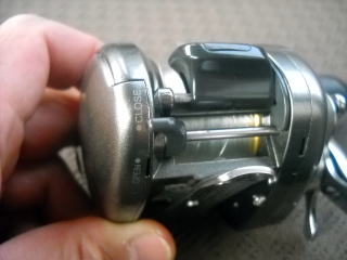 ロックフィッシュで使っているベイトリール（'05メタニウムXT）