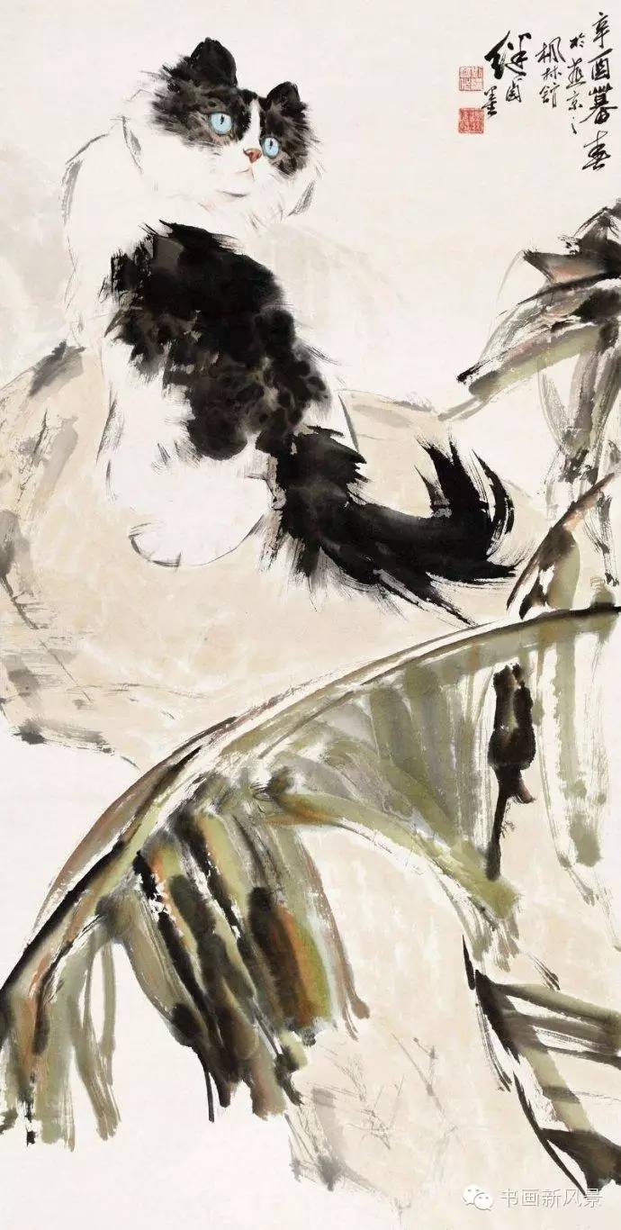 大师刘继卣画猫！太精彩啦！_搜狐网