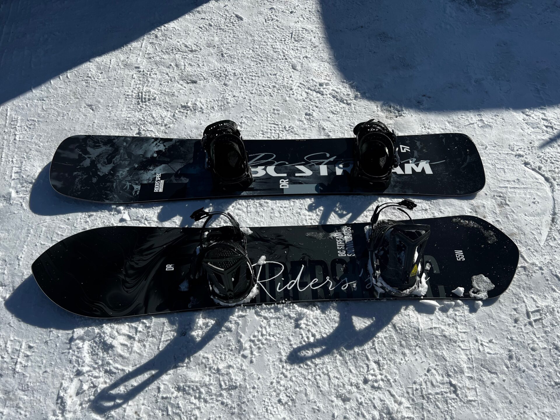 BC Stream DR155WとDR157SQの比較レビュー【スノーボードインプレ
