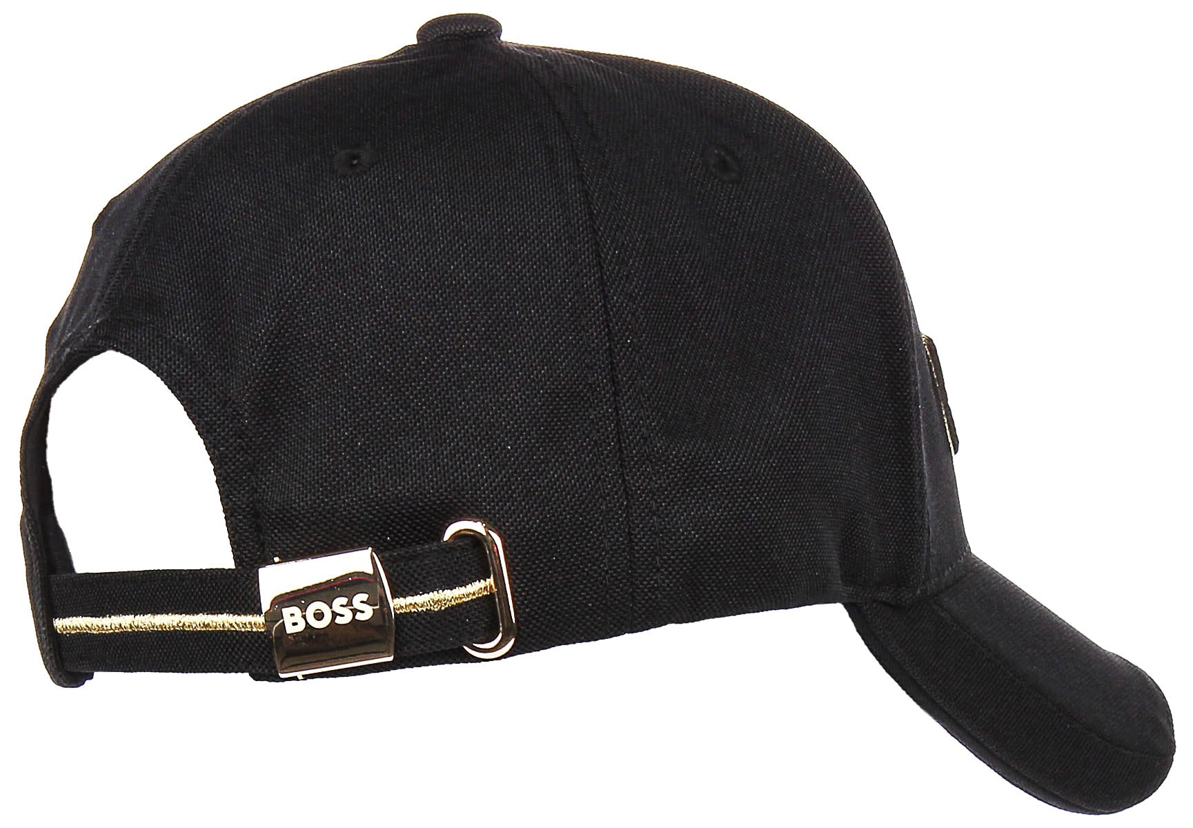 Boss Cap-Us-1 In Black Gold | Hugo Boss Mens Black Gold Smart Cap