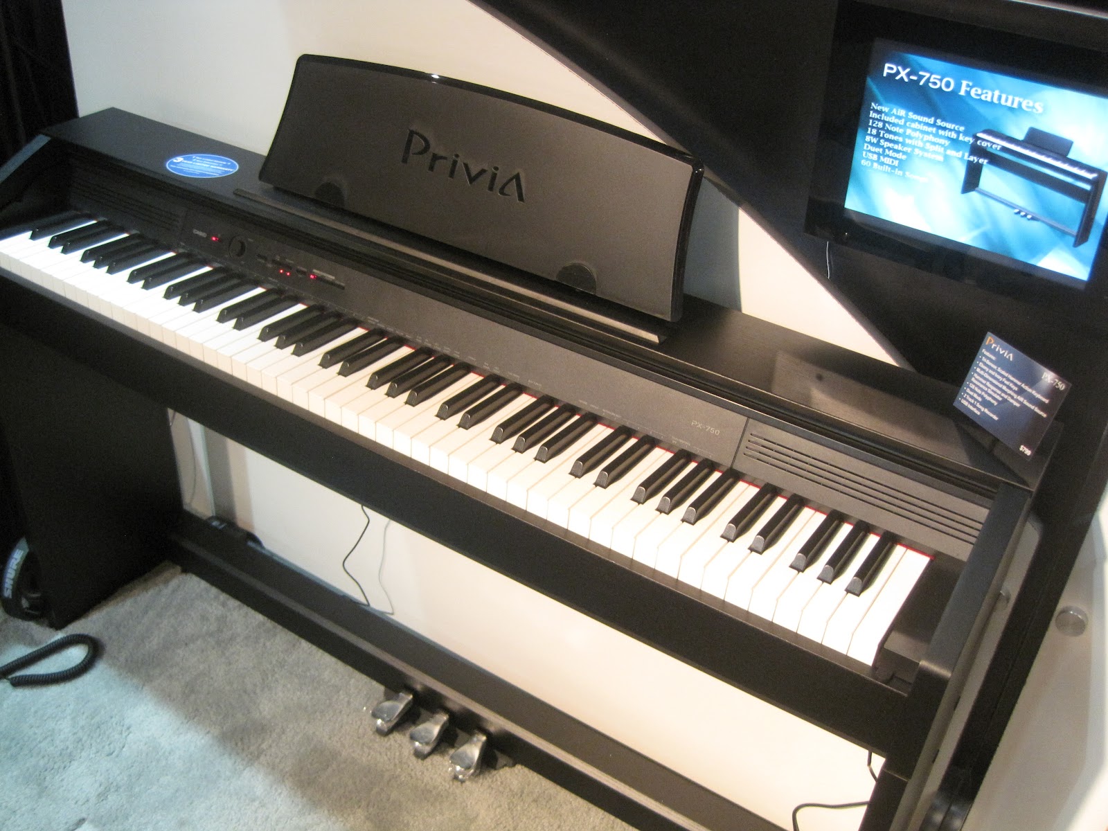 Casio PX750 Privia Digital Piano-Recommended