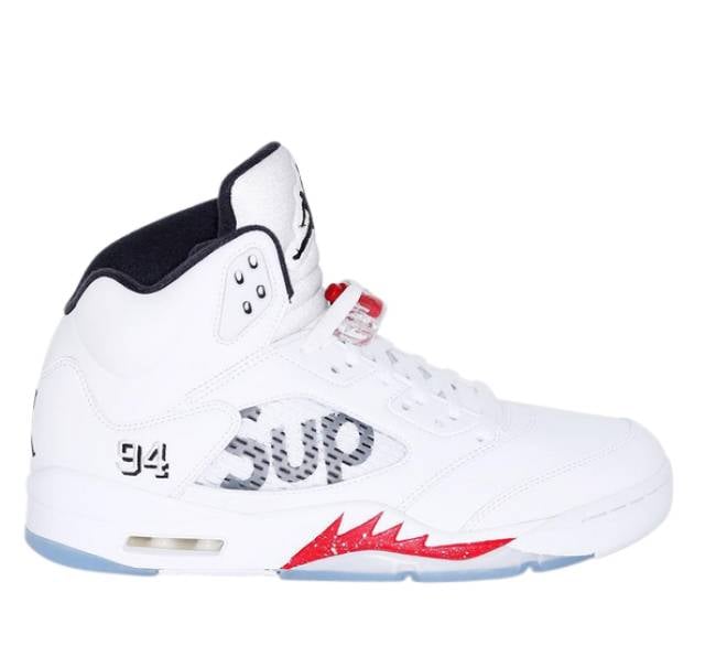 Supreme x Air Jordan 5 White | Kixify Marketplace