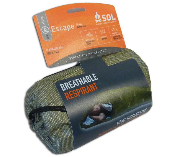 SOL Escape Bivvy, Olive Drab | Adventure Medical Kits | 5col Survival