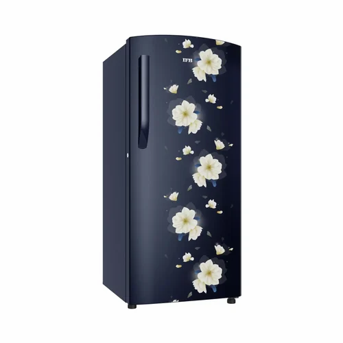 Blue - Flower IFBDC-2132FBF 187 L Direct Cool Refrigerator, 2 Star