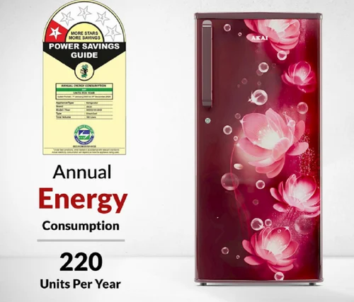 190 L Akai AKDD2101-PCFW Single Door Refrigerator (1 Star Energy