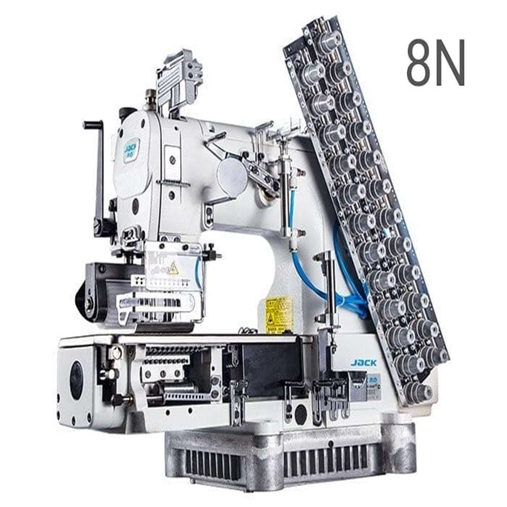 Jack JJK-8009VCDI-08064P 8 Needle Interlock Sewing Machine at