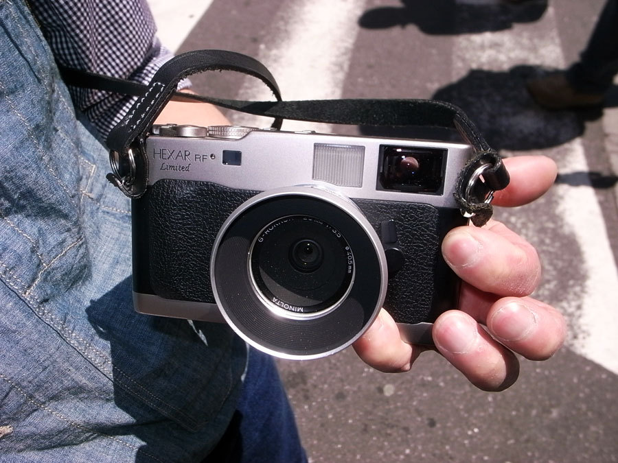 tokyo camera style — Shinjuku Konica Hexar RF Limited with Minolta