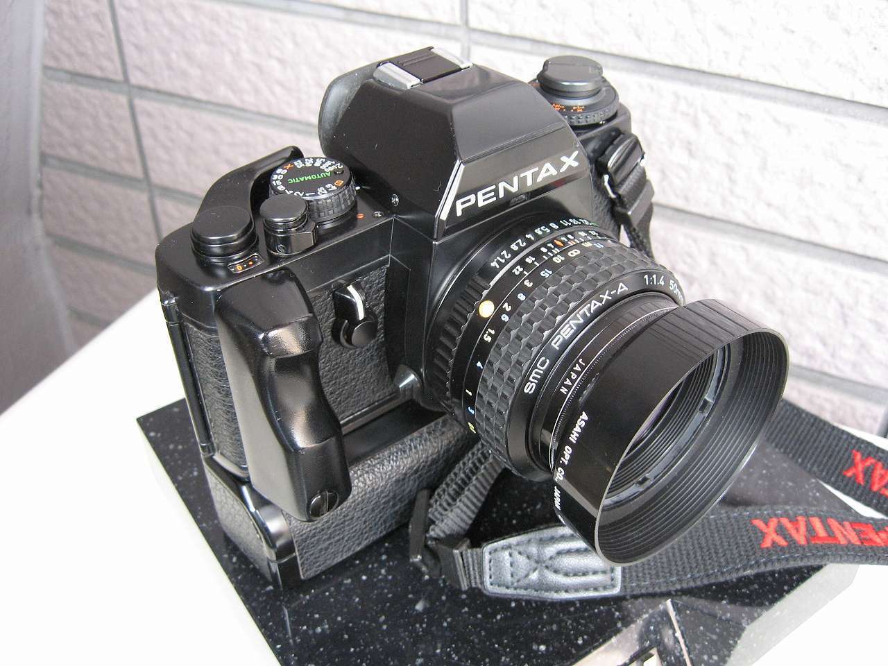 PENTAX LX 50mm f2.0レンズ、モーターワインダーつき