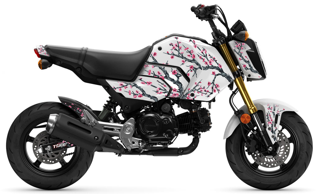 Grom 2025-2026 Cherry Blossom (White) Theme – SEVENTY SEVEN DECALS LLC