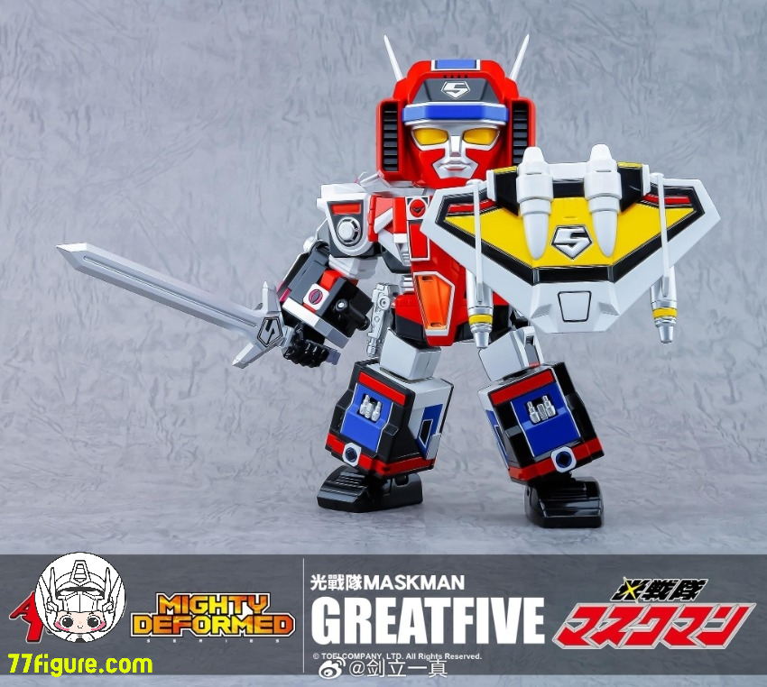 Action Toys『光戦隊マスクマン』 マイティデフォルメ 5機合体ロボ