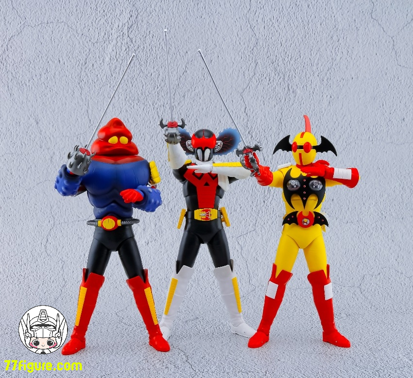 Action Toys アクマイザー3 ゾビダン & イビル & ガブラ 三体セット