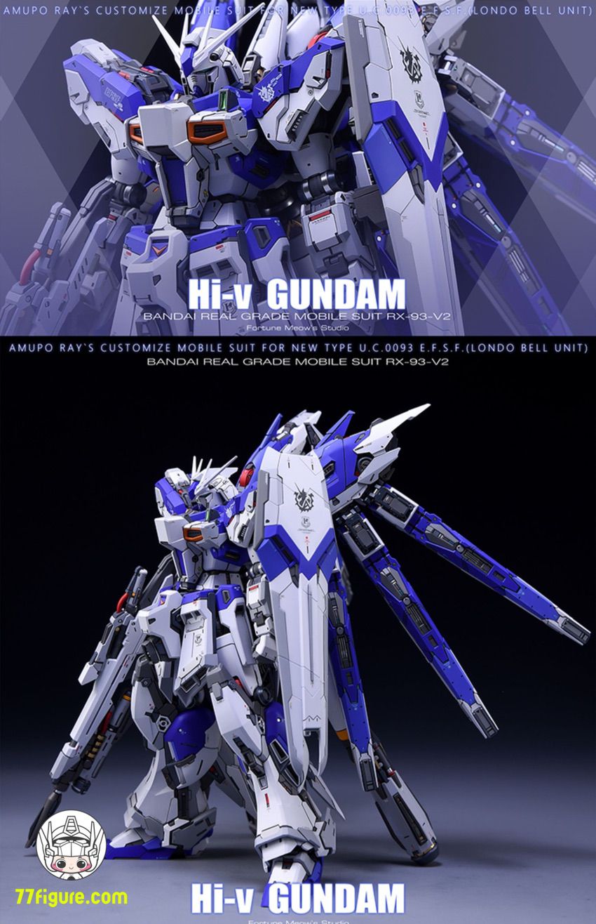 Fortune Meow's Studio 1/144 RG RX-93-ν2 Hi-vガンダム 用