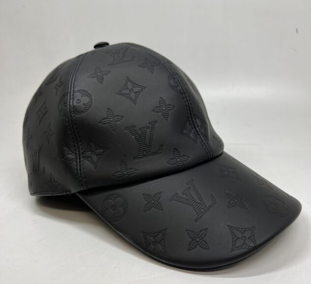 買取】ルイ・ヴィトン M76581 キャップ モノグラムシャドウ レザー