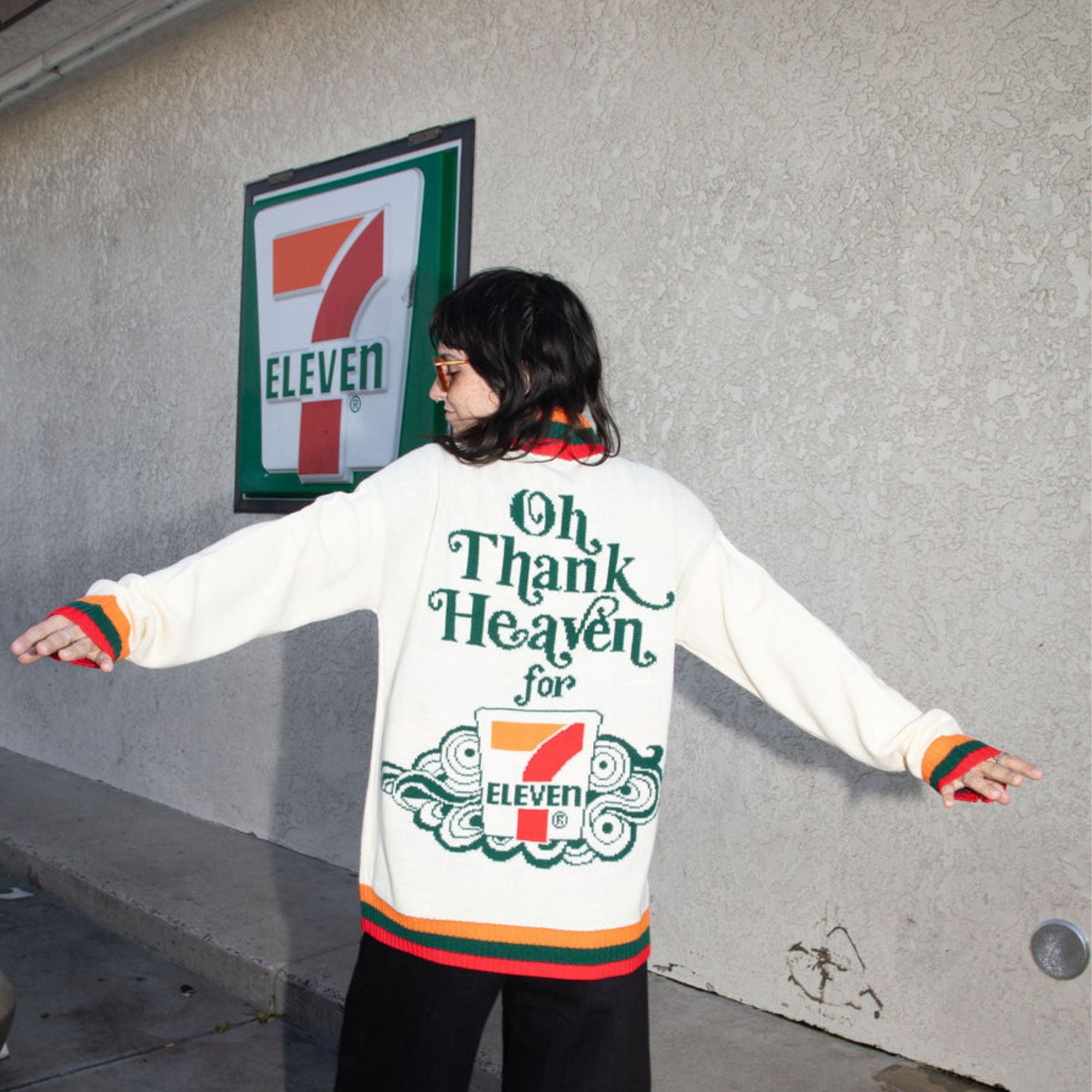 7-Eleven® Knitted Zip Cardigan – 7Collection™