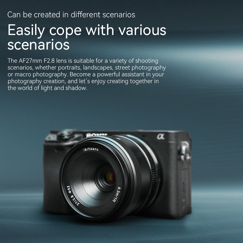 AF 27mm F2.8 APS-C Lens for E – Official 7Artisans Store