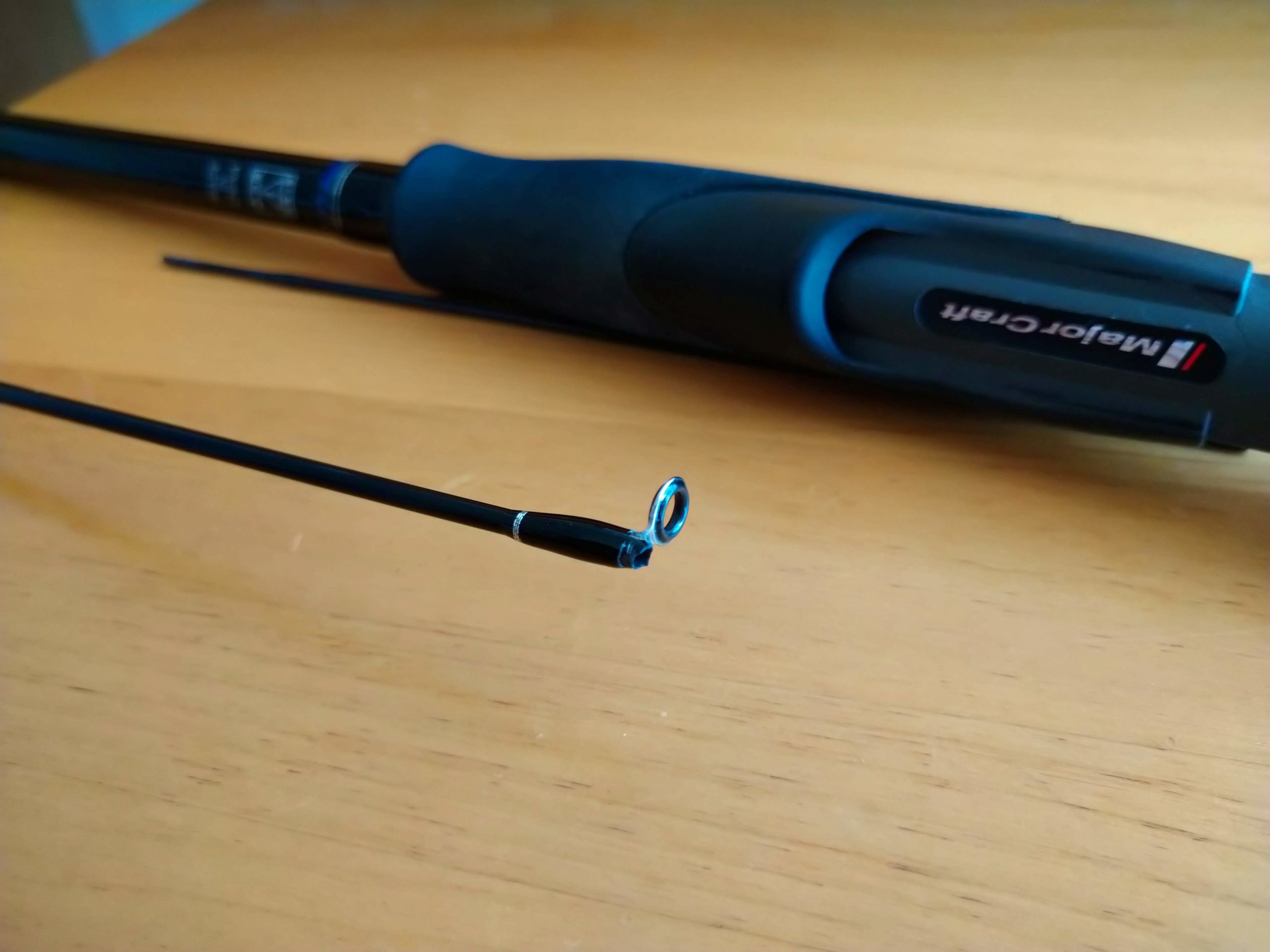 エギングロッドの穂先折れ修理 | seven mountains