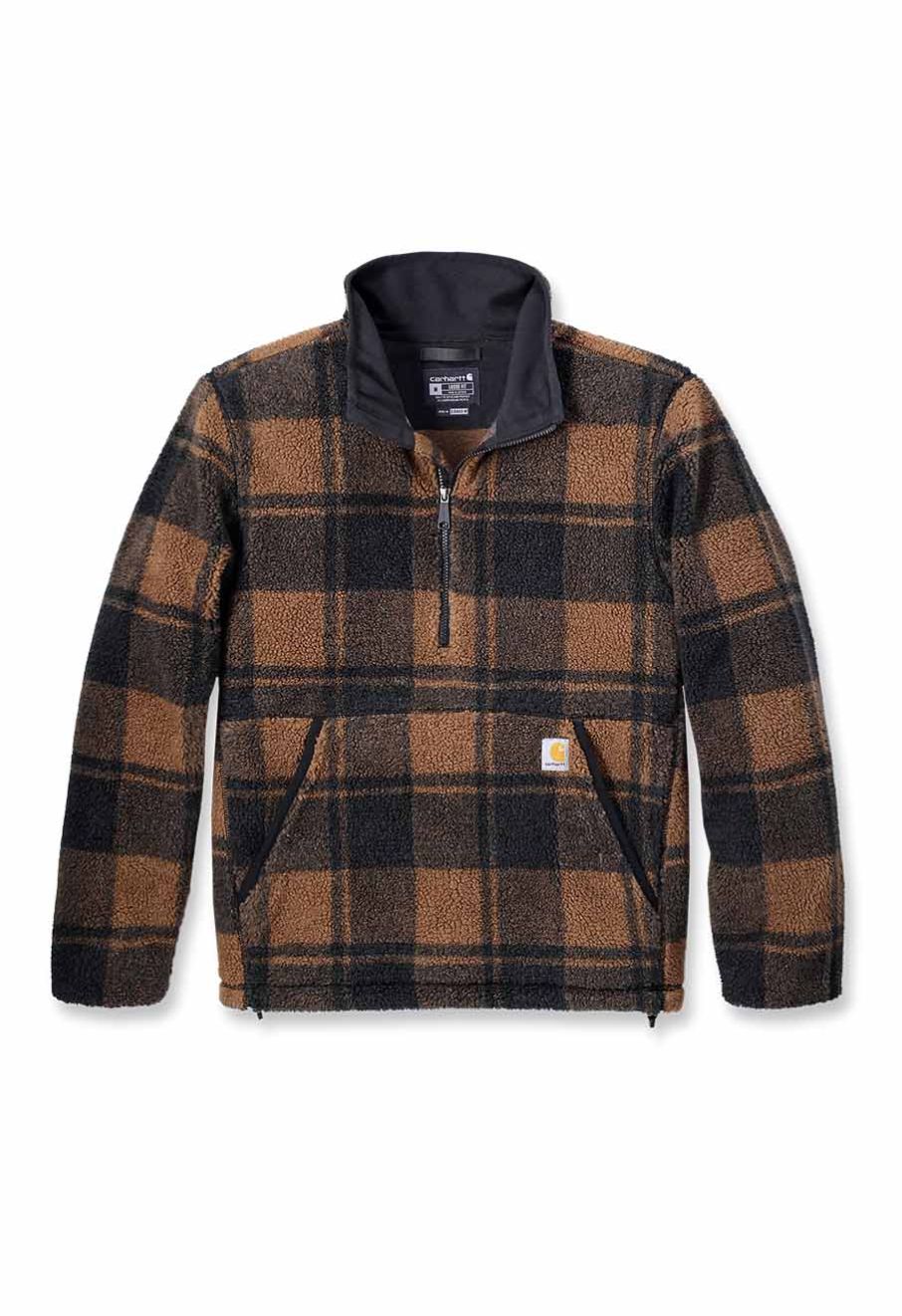 Carhartt Werkjack Pullover Fleece Sherpa 106443 - Bruin