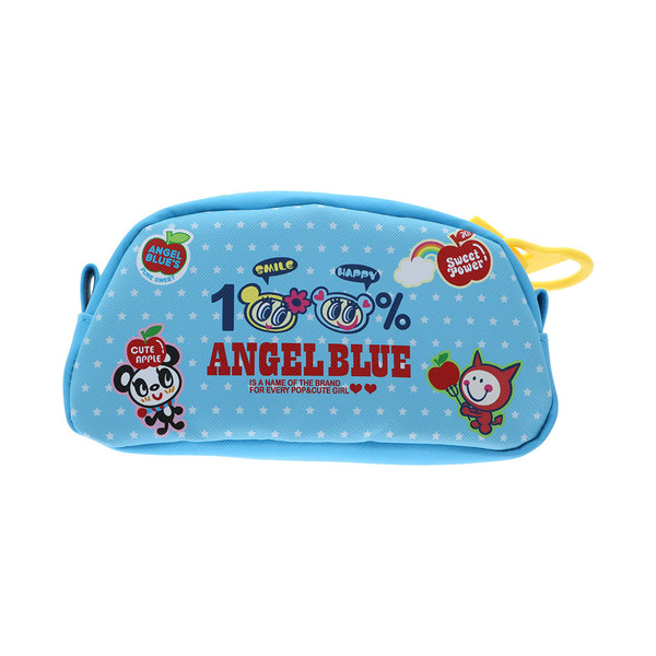 デッカジップペンケース ナルミヤキャラクターズ エンジェルブルー