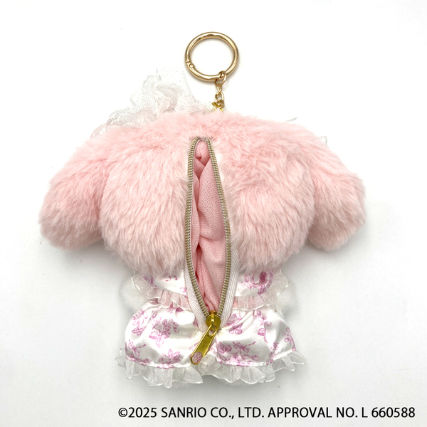 マイメロディ白いちごのティータイム フルボディぬいぐるみポーチ 3次