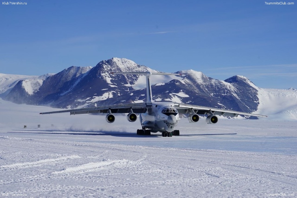 The 7 Summits Club group is still at Union Glacier Base, flew to
