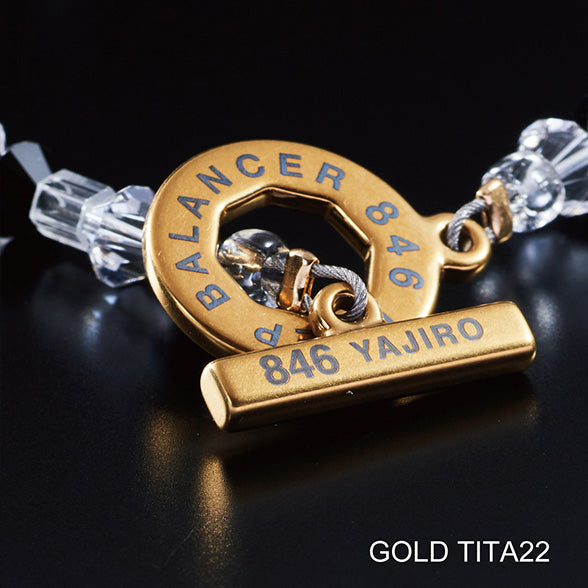 スポーツネックレス〕4シリーズ ネックレス GOLD TITA22【BLUE