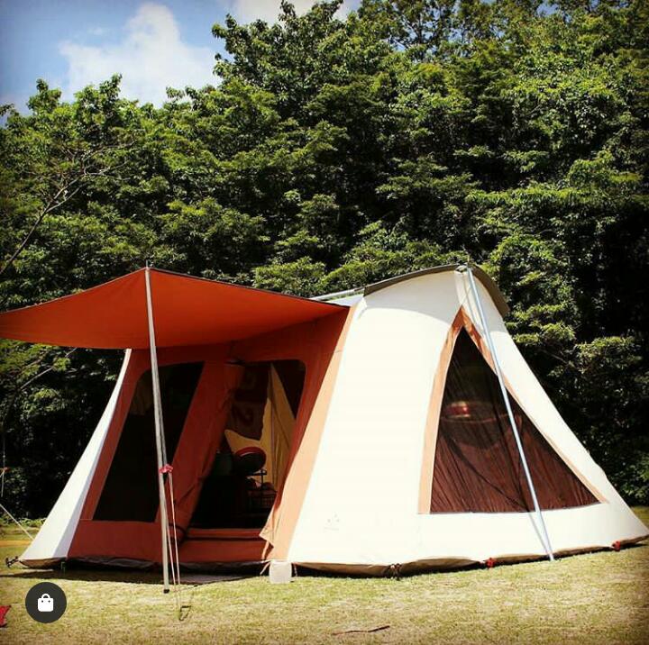 ホワイトダックのテントを実際に使っていただいた感想と画像を掲載します。