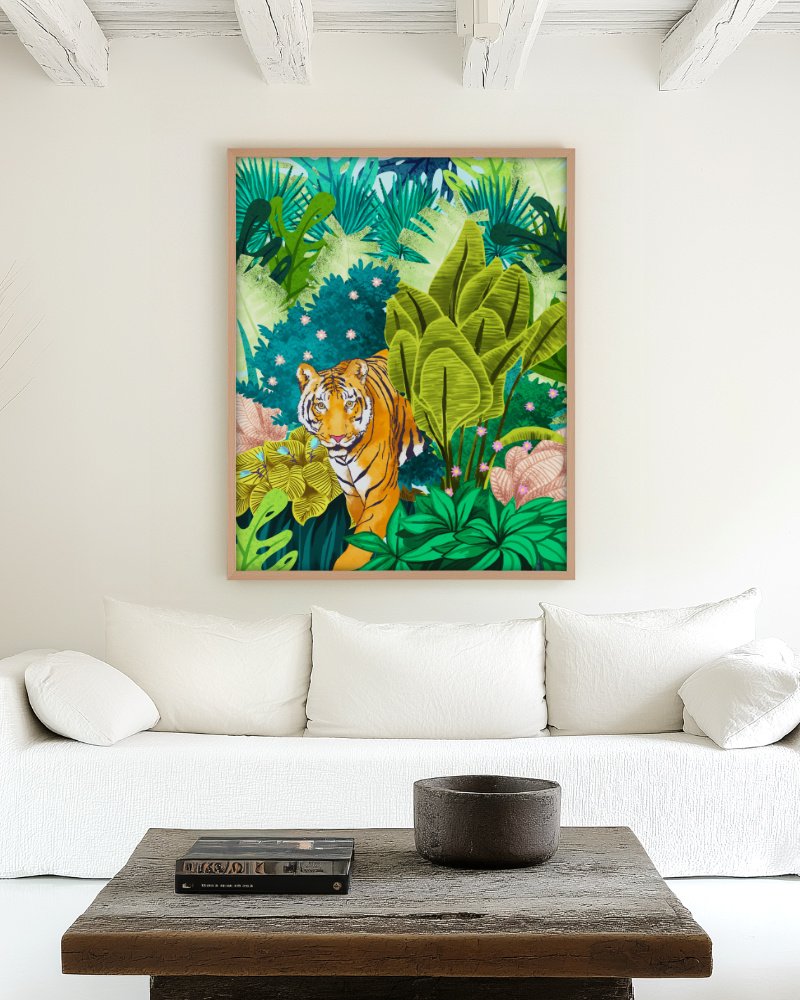Shop Jungle Tiger Art Print/Digital License - 83 Oranges