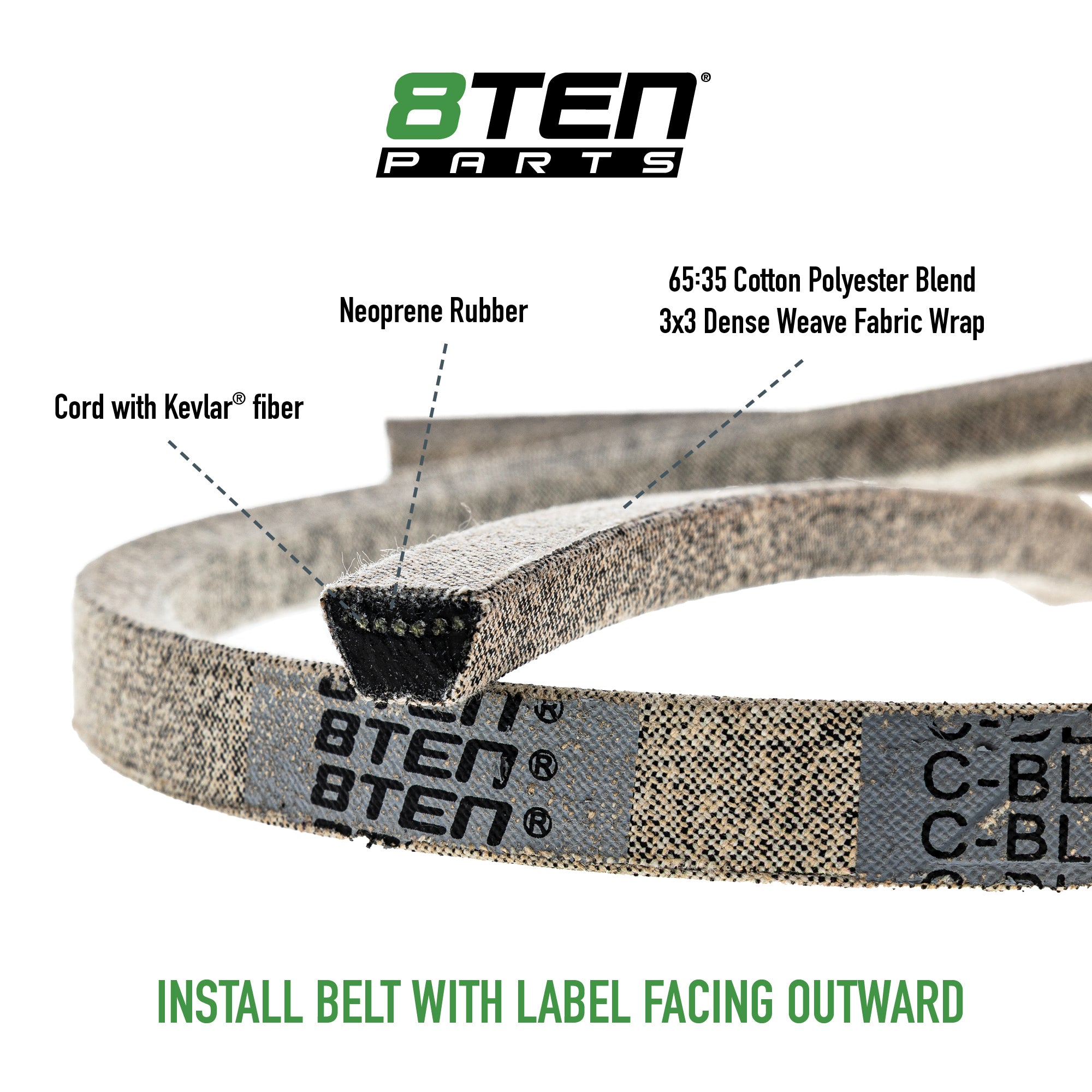 Belt with Kevlar® For 84001701 | 8TEN