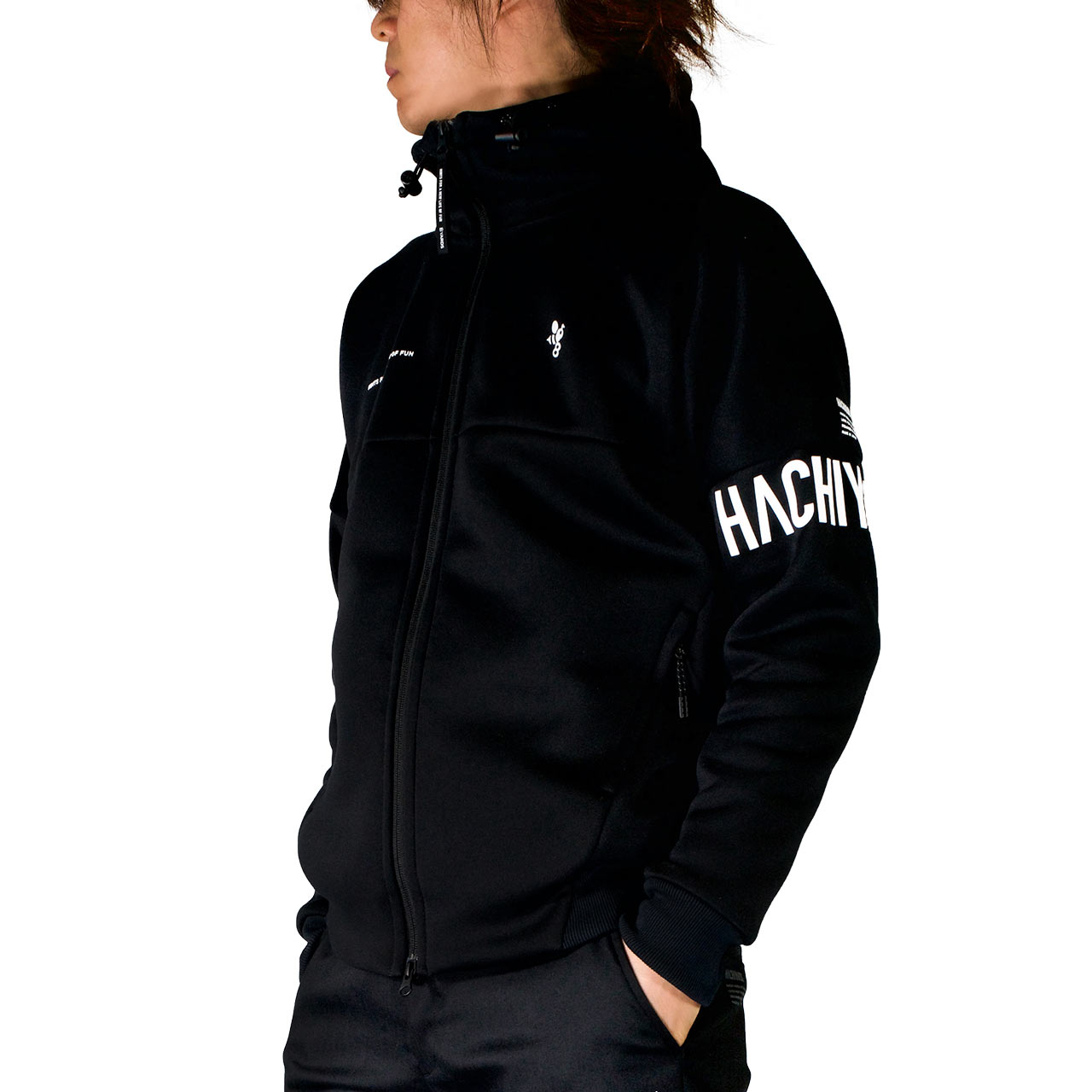 8YARDS / Tagline Hoodie 2G | Black